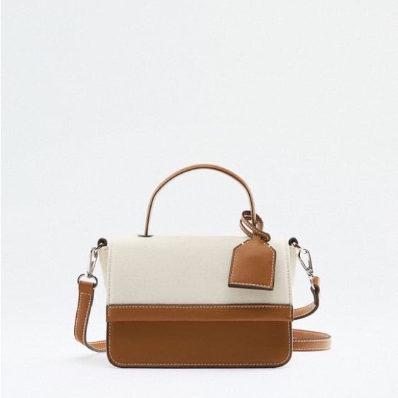 Canvas Mini City Bag Zara - Picture 1 of 8